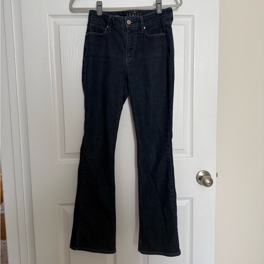 WHBM Sculpt Skinny Flare Jeans